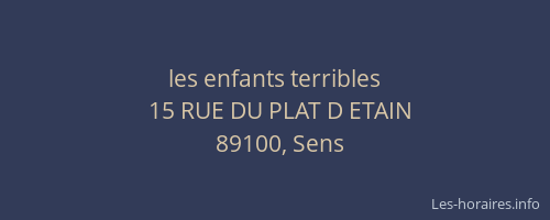 les enfants terribles