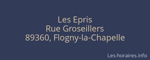 Les Epris