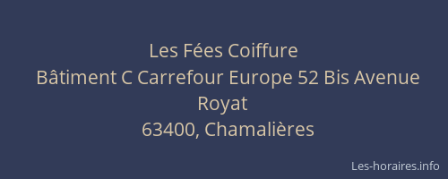 Les F&eacute;es Coiffure
