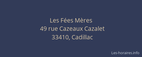 Les F&eacute;es M&egrave;res