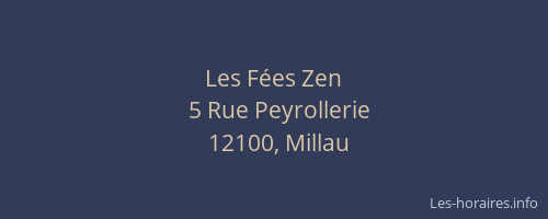 Les F&eacute;es Zen