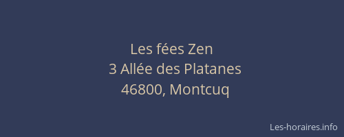 Les f&eacute;es Zen