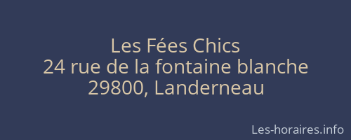Les Fées Chics