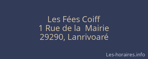 Les Fées Coiff