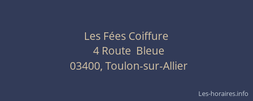 Les Fées Coiffure