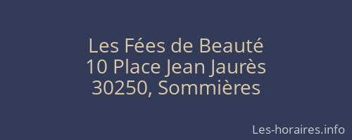 Les Fées de Beauté
