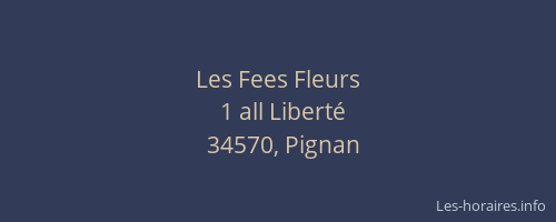 Les Fees Fleurs