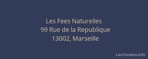 Les Fees Naturelles