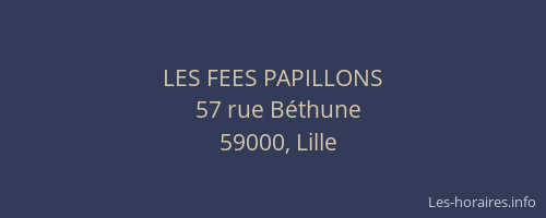 LES FEES PAPILLONS