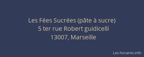 Les Fées Sucrées (pâte à sucre)