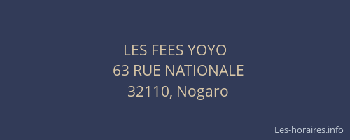 LES FEES YOYO