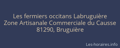 Les fermiers occitans Labruguière