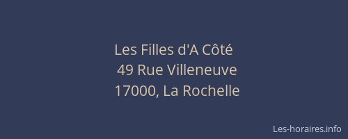 Les Filles d'A Côté