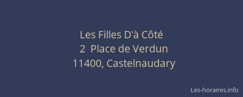 Les Filles D'à Côté