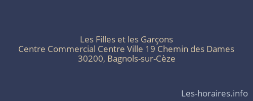 Les Filles et les Garçons
