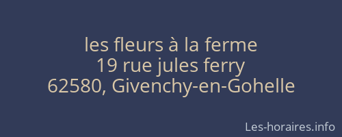 les fleurs à la ferme