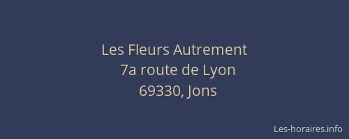 Les Fleurs Autrement