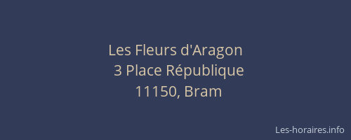 Les Fleurs d'Aragon