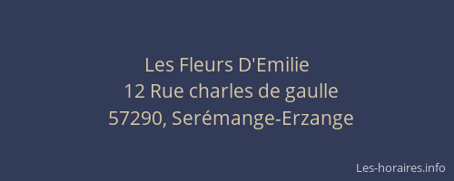 Les Fleurs D'Emilie