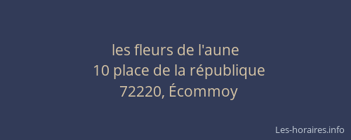 les fleurs de l'aune