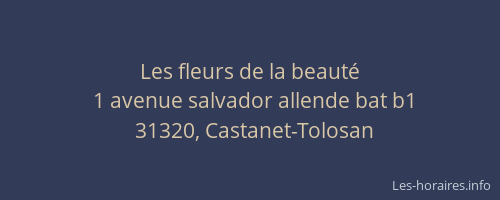 Les fleurs de la beauté