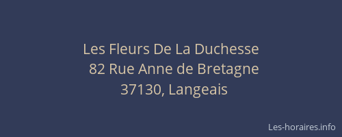 Les Fleurs De La Duchesse