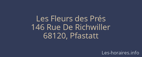 Les Fleurs des Prés