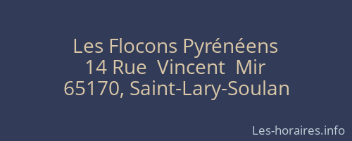 Les Flocons Pyrénéens