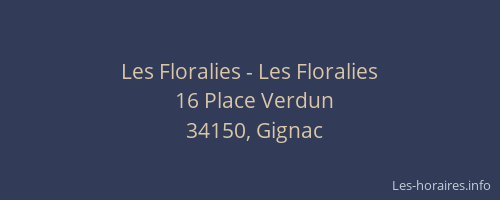 Les Floralies - Les Floralies