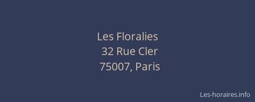 Les Floralies