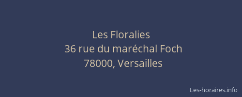 Les Floralies