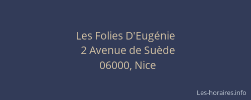 Les Folies D'Eugénie