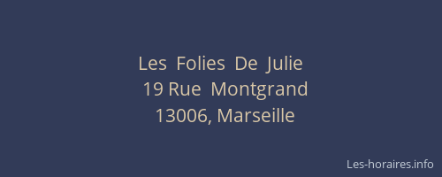 Les  Folies  De  Julie