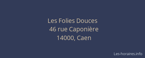 Les Folies Douces