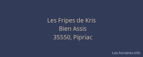 Les Fripes de Kris