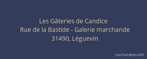 Les Gâteries de Candice