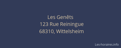 Les Gen&ecirc;ts