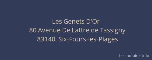 Les Genets D'Or
