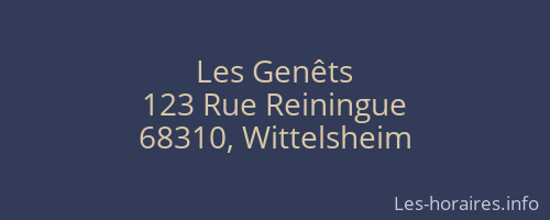 Les Genêts