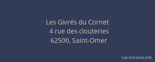 Les Givrés du Cornet