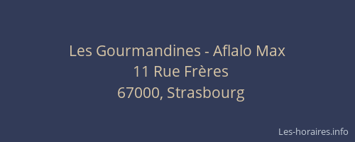 Les Gourmandines - Aflalo Max