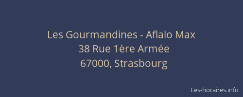Les Gourmandines - Aflalo Max
