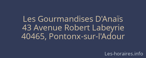 Les Gourmandises D'Anaïs