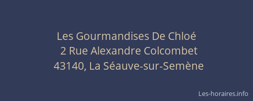 Les Gourmandises De Chlo&eacute;