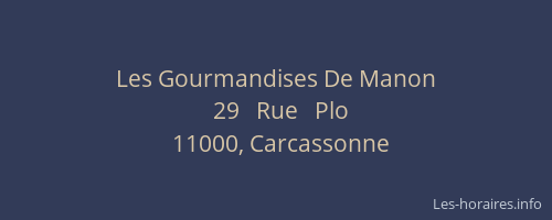 Les Gourmandises De Manon