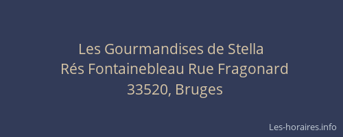 Les Gourmandises de Stella