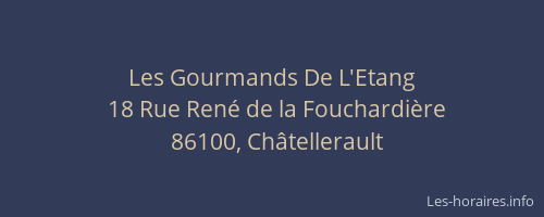 Les Gourmands De L'Etang