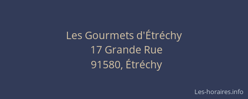 Les Gourmets d'Étréchy