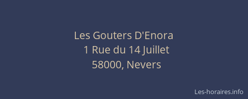 Les Gouters D'Enora