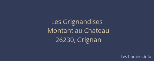 Les Grignandises